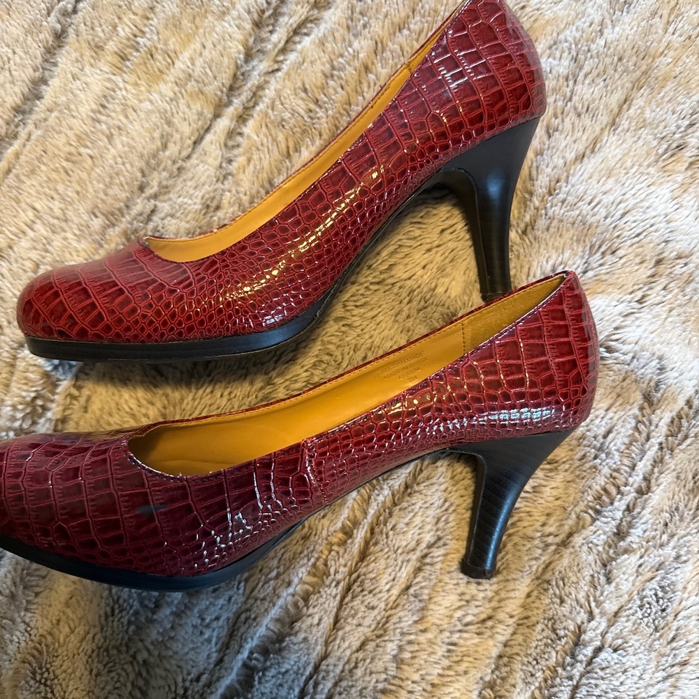 Ruby Reed snake skin heels - Picture 2 of 2
